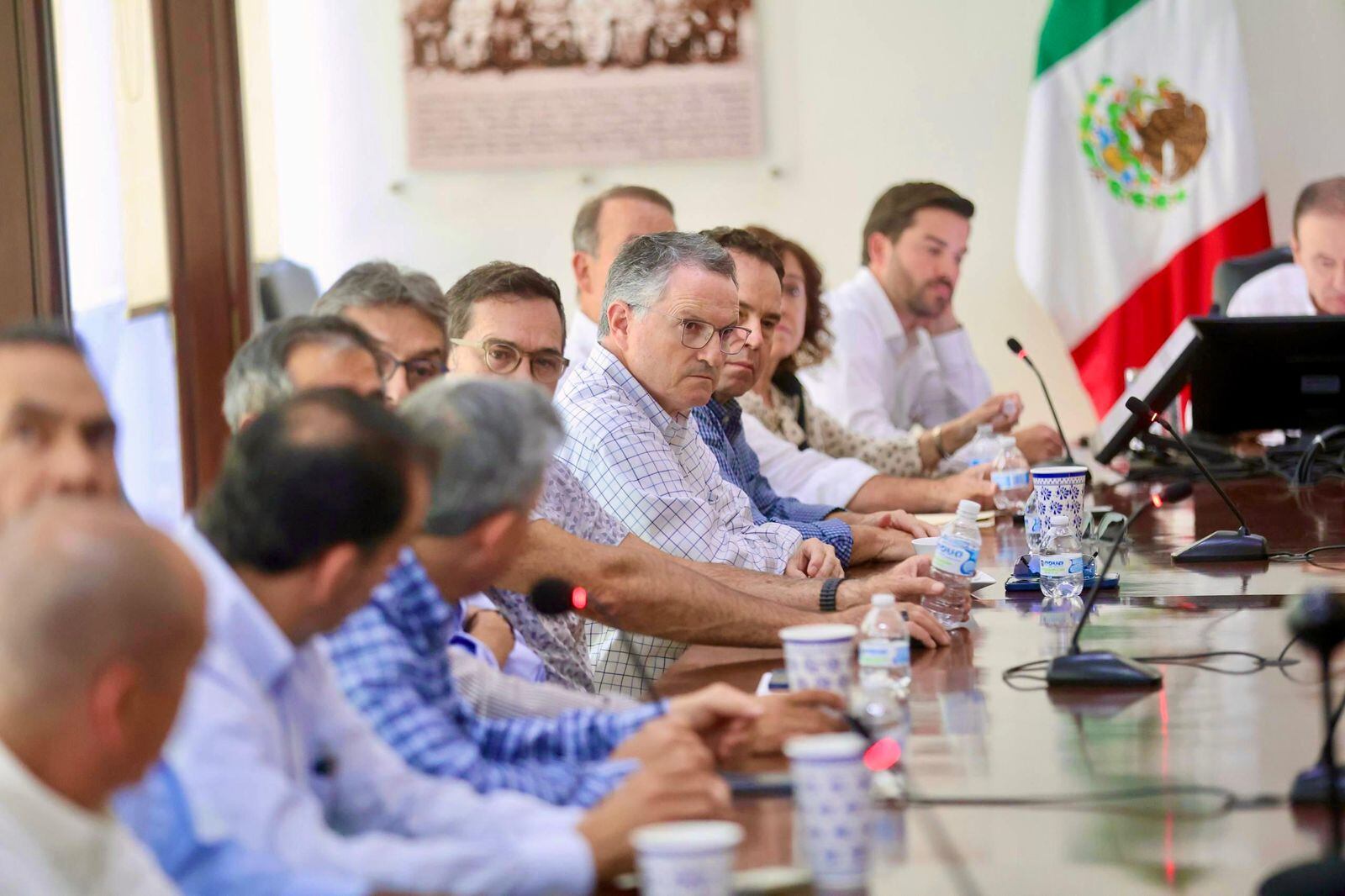 Alfonso Durazo encabeza la novena sesión de Copes y destaca el papel del sector empresarial en el crecimiento de Sonora.