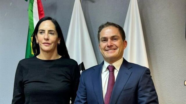 Lía Limón y Javier López Casarín