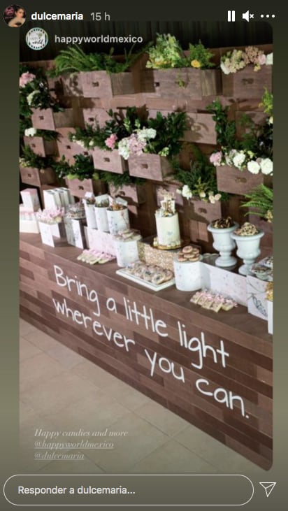 Bautizo de la hija de Dulce María