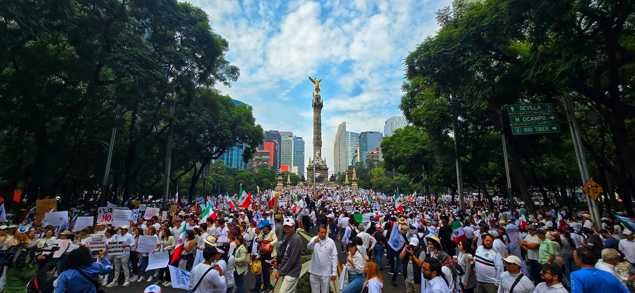 Marcha contra la reforma al Poder Judicial