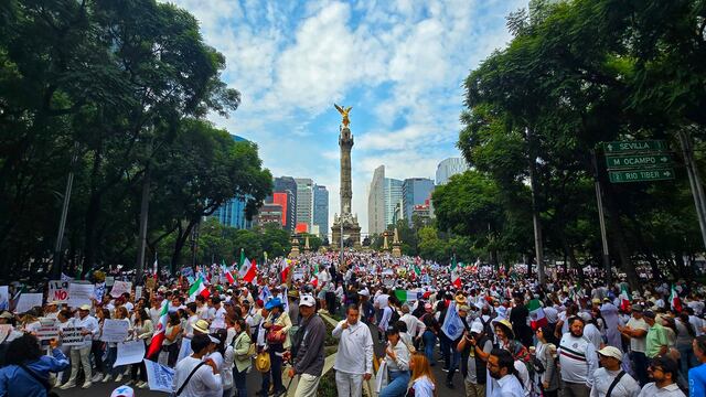 Marcha contra la reforma al Poder Judicial