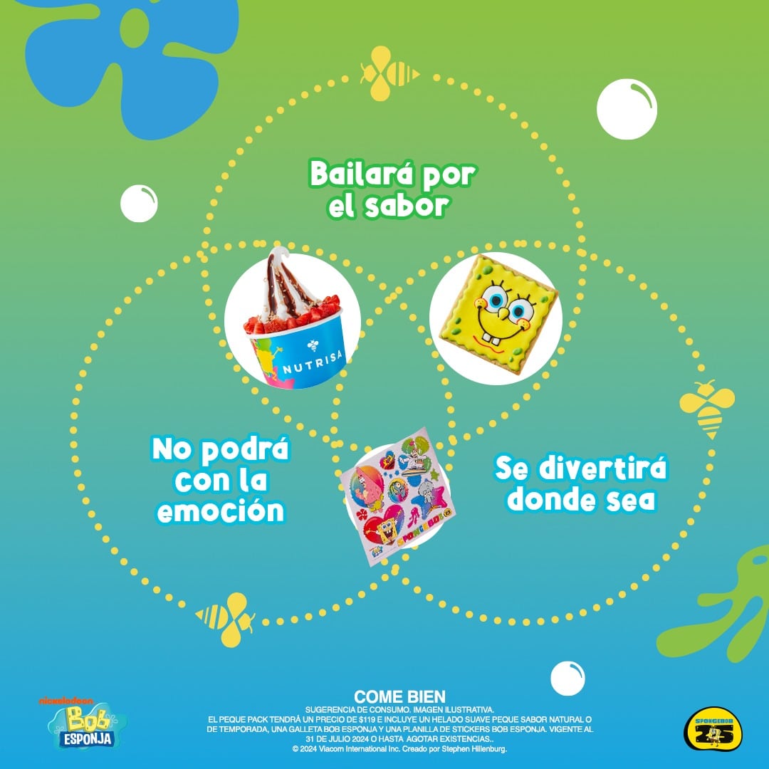 Peque Pack de Nutrisa y Bob Esponja