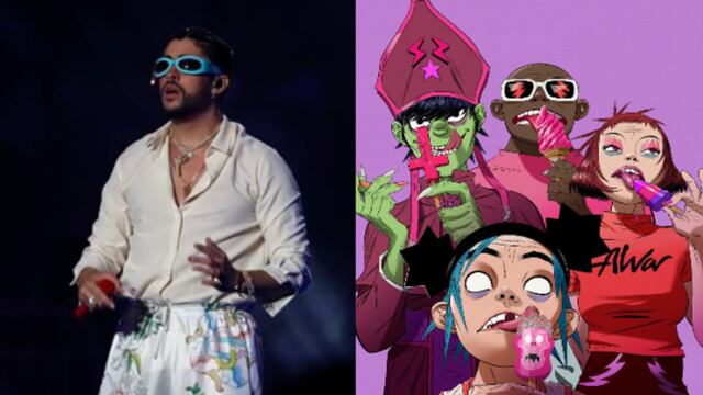 Bad Bunny y Gorillaz