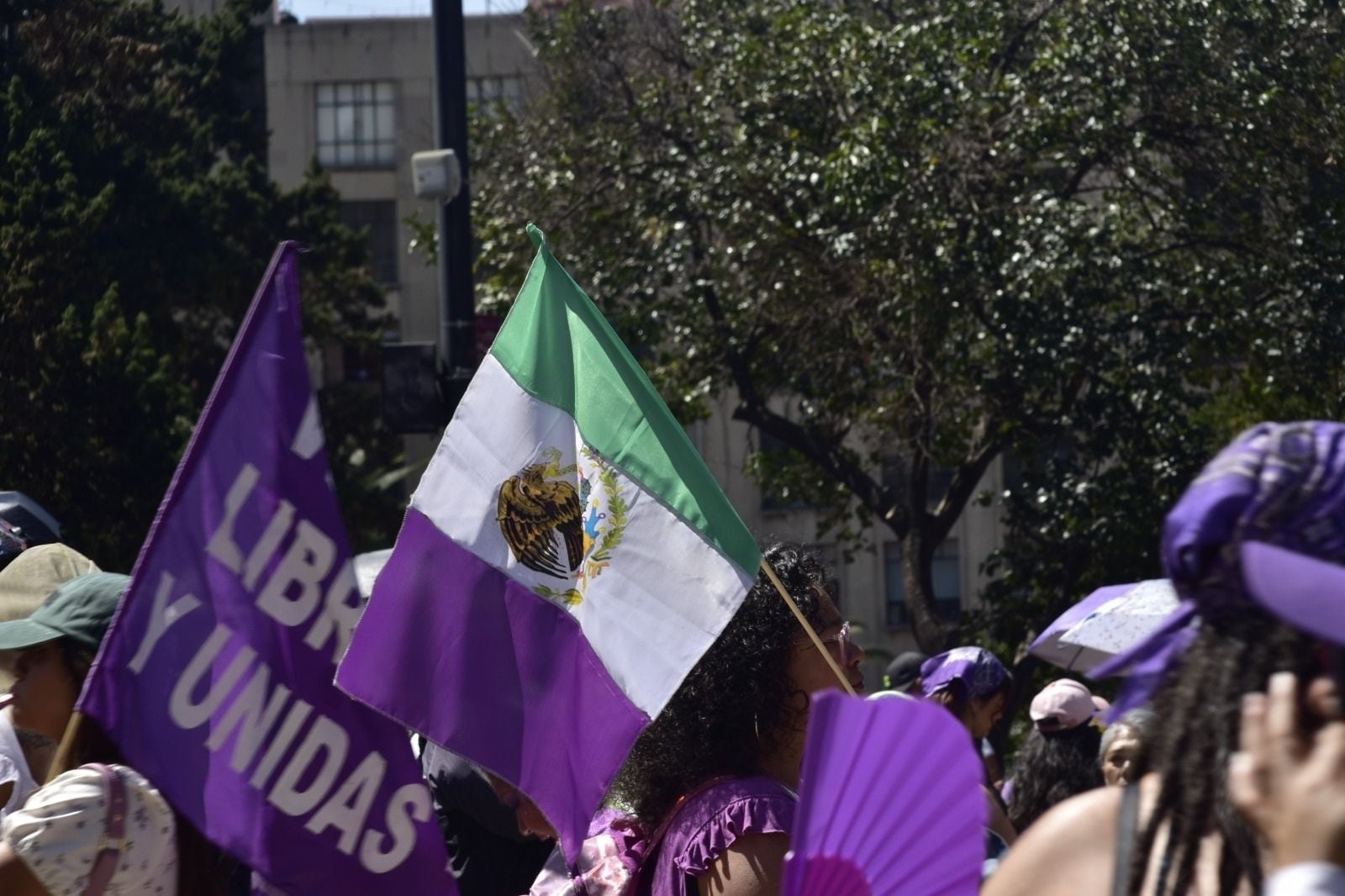 Marcha 8M por el Día Internacional de la Mujer 2025 en CDMX