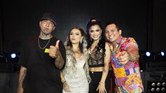 Edwin Luna, Kimberly Flores, Mona y Geros