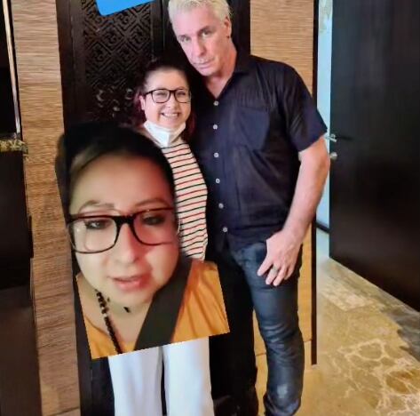 Till Lindemann  y la diseñadora mexicana Jane Florista