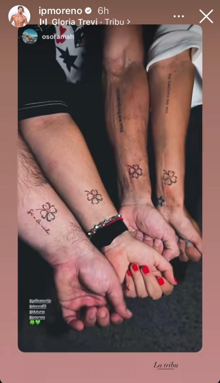 Galilea Montijo e Isaac Moreno inmortalizan su amor con un tatuaje