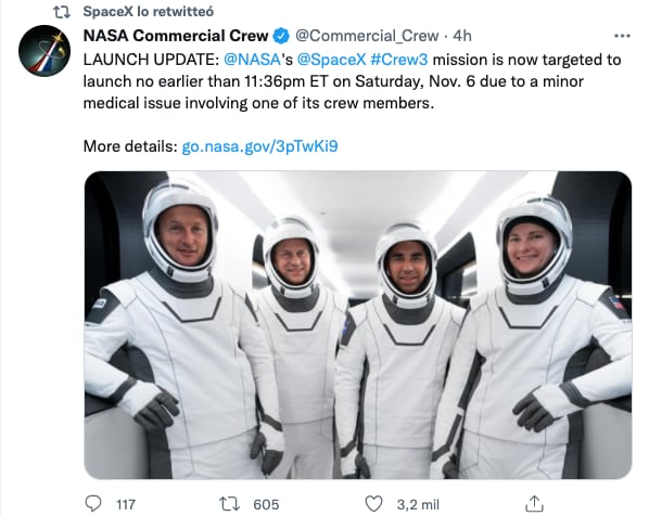 Misión NASA y SpaceX