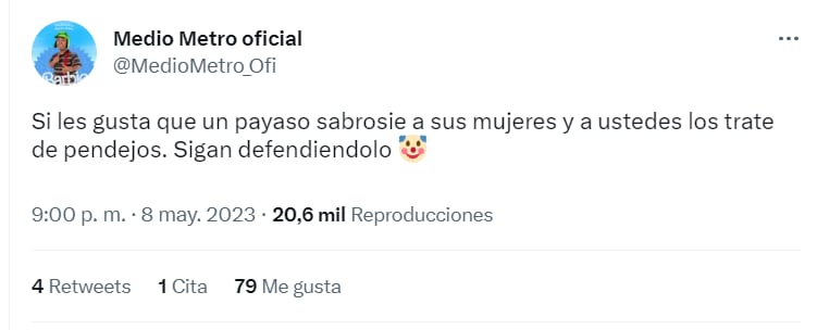 Tuits de Medio Metro