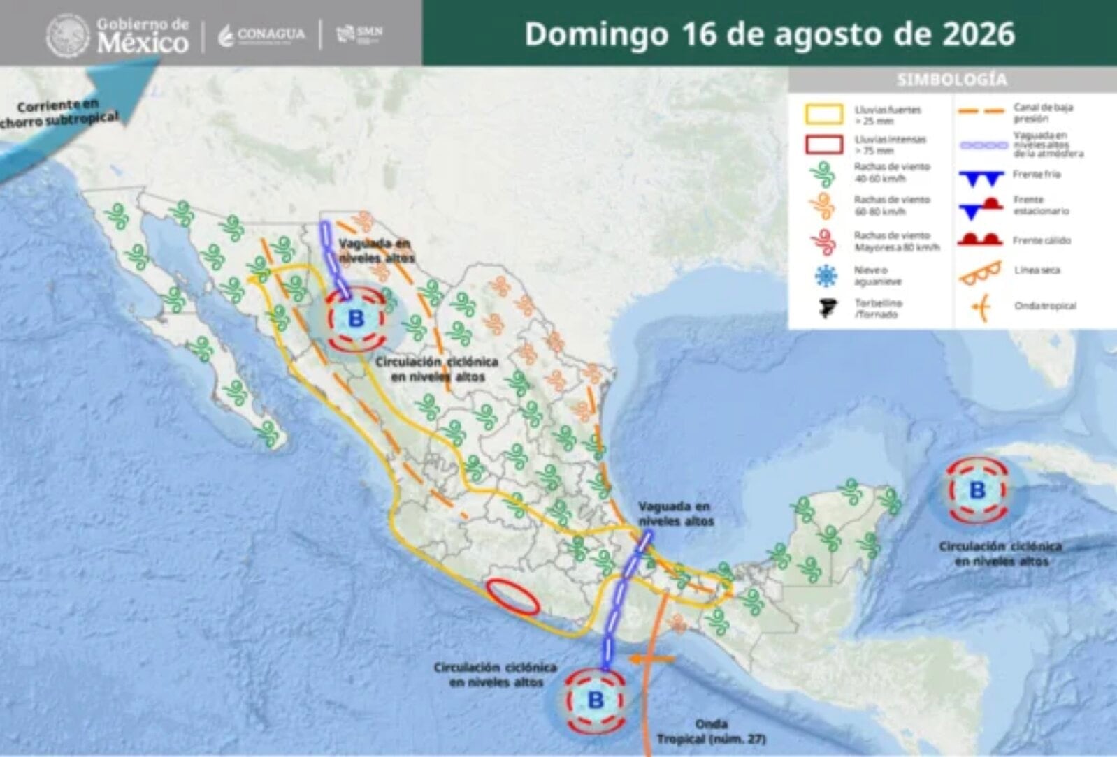 Clima 16 de agosto