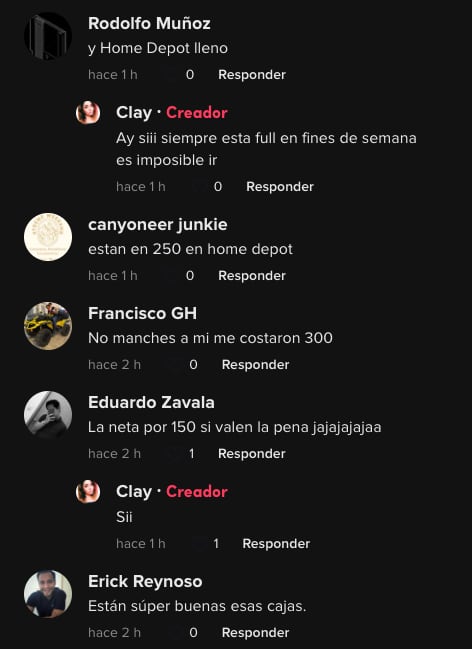 Usuarios de TikTok opinan acerca de la oferta de cajas en Costco