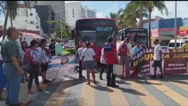 ¿Qué pasó en la Zona Hotelera de Cancún? Se manifiestan por desapariciones