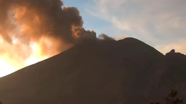 Volcán Popocatépetl el 18 de enero