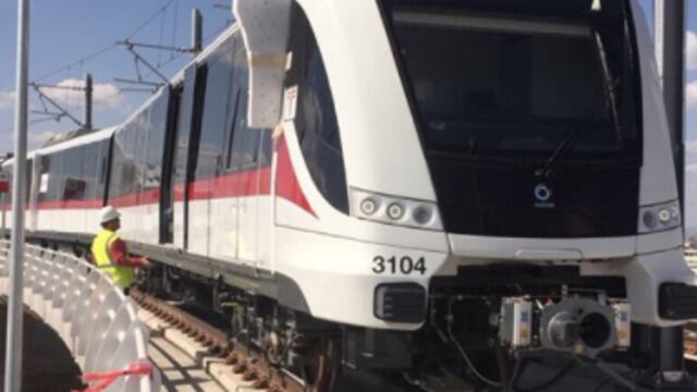 La Línea Tres del Tren Ligero corre de Zapopan, pasa por Guadalajara y llega a Tlaquepaque