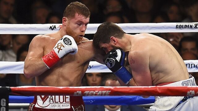 Canelo en el ring