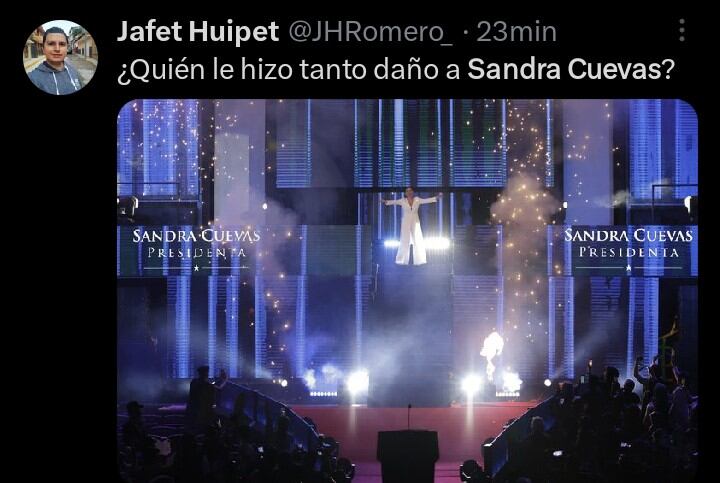 Críticas a Sandra Cuevas