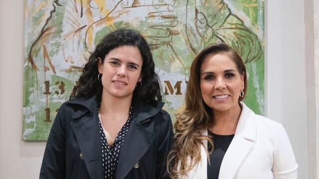 Reunión Luisa María Alcalde y Mara Lezama
