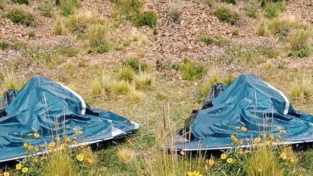 Una pareja fue captada echando pasión en el cerro.