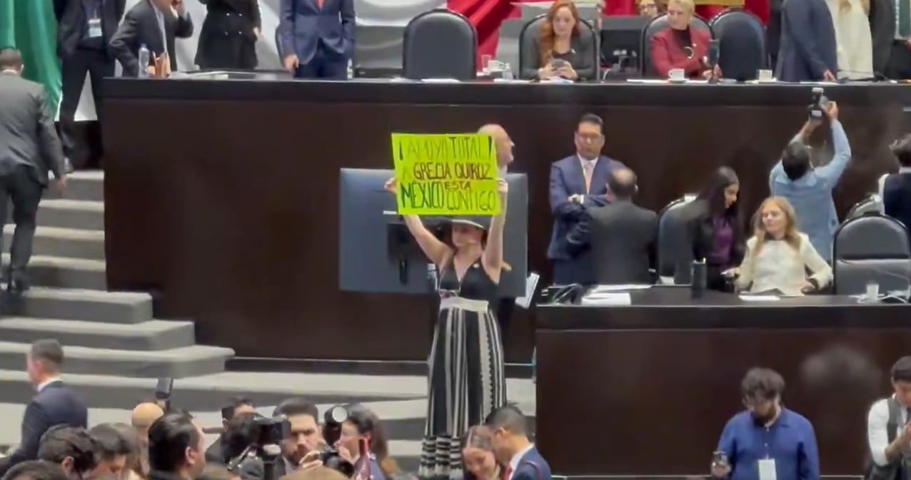 Movimiento del Sombrero respalda a Grecia Quiroz en la Cámara de Diputados