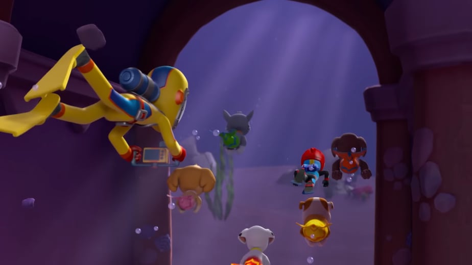 Paw Patrol rescates marinos