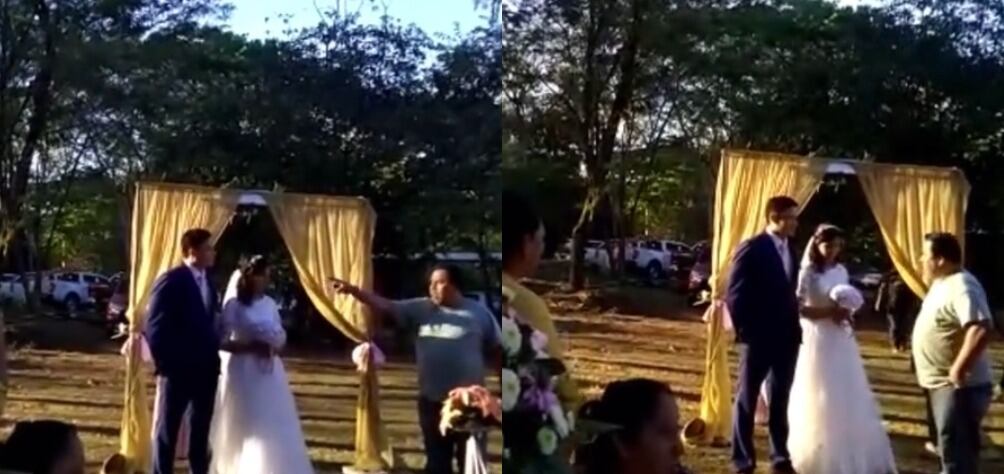 Infidelidad en medio de la boda