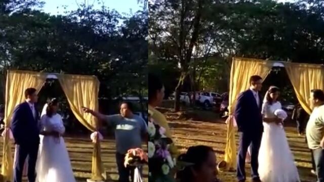 Infidelidad en medio de la boda