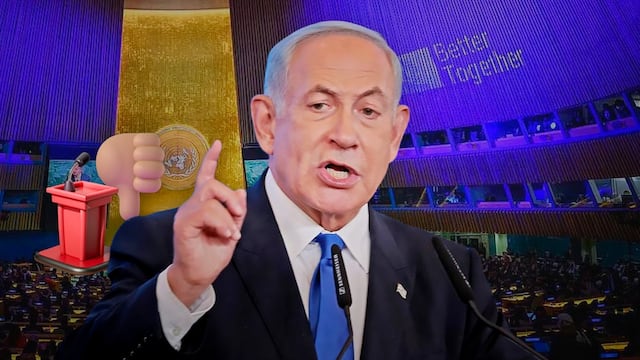 Benjamín Netanyahu es abucheado en la ONU