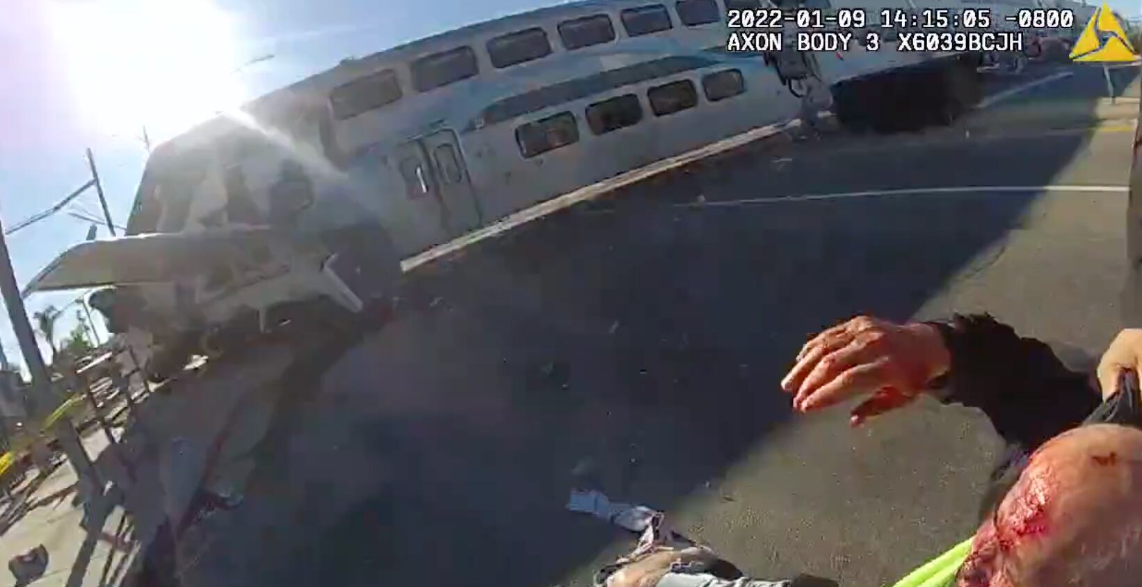 Accidente de tren y piloto