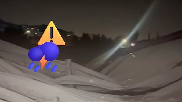 Desplome de techo en primaria de Ecatepec tras granizada