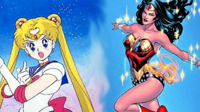 Sailor Moon y la Mujer Maravilla