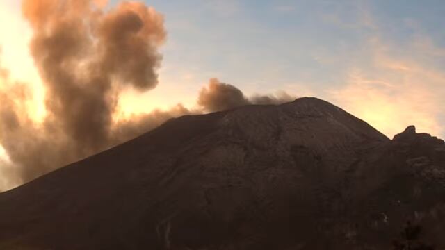 Volcán Popocatépetl el 12 de enero