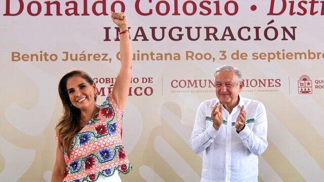 Mara Lezama y AMLO inauguran bulevar Colosio
