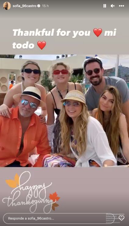 Angélica Rivera, El Güero Castro y familia