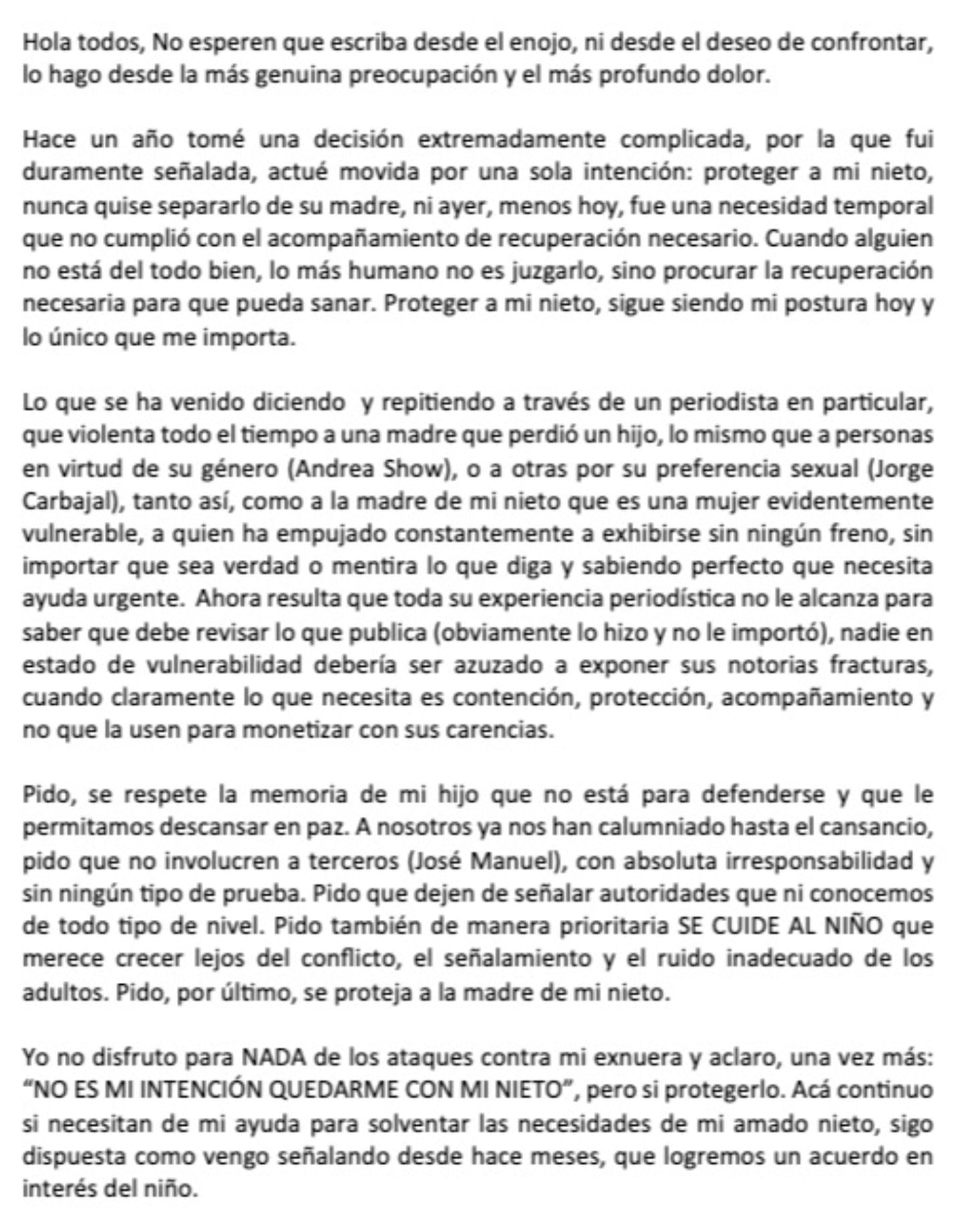 Maribel Guardia responde a Imelda Garza Tuñón