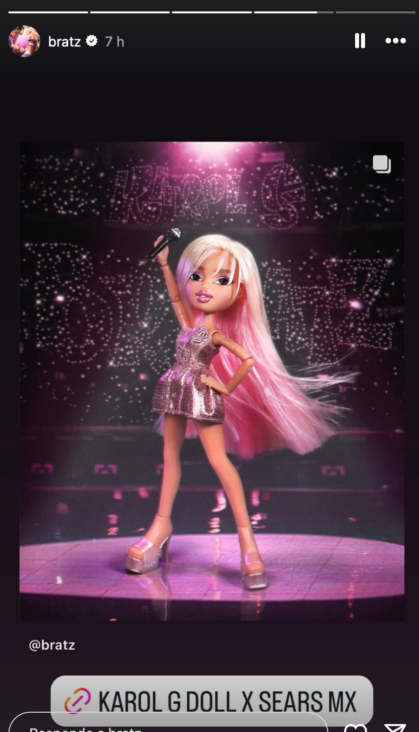 Muñeca Bratz de Karol G en preventa en México