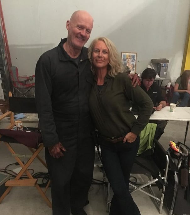 James Jude Courtney y Jamie Lee Curtis, actores de Halloween Ends