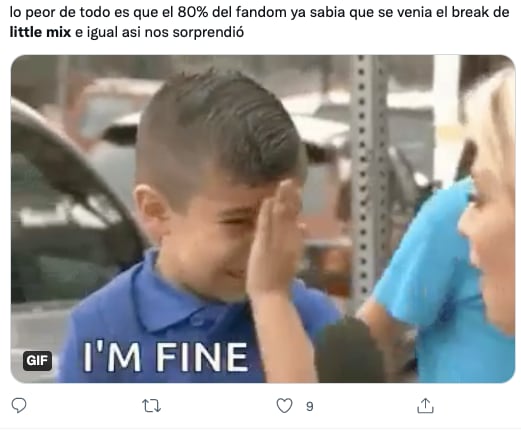 Reacciones al descanso de Little Mix