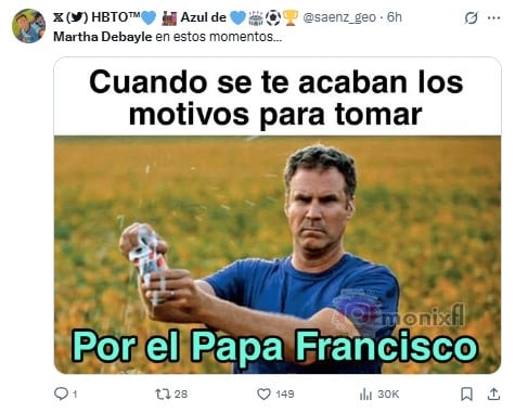 Memes de Martha Debayle por la muerte del Papa Francisco