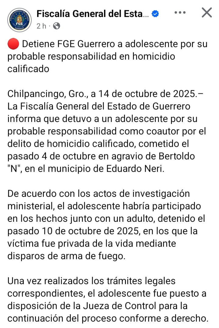Detenido por el sacerdote Bertoldo Pantaleón Estrada