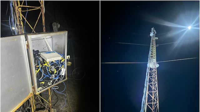 Antenas de internet de Los Viagras en Michoacán