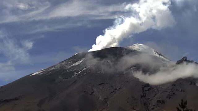Volcán Popocatépetl el 22 de agosto