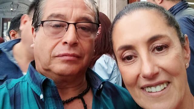 Claudia Sheinbaum y Rubén Tovar, líder del SITSSC de la CDMX