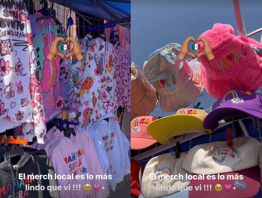 Karol G se enamora de la merch pirata que venden para sus conciertos de la CDMX
