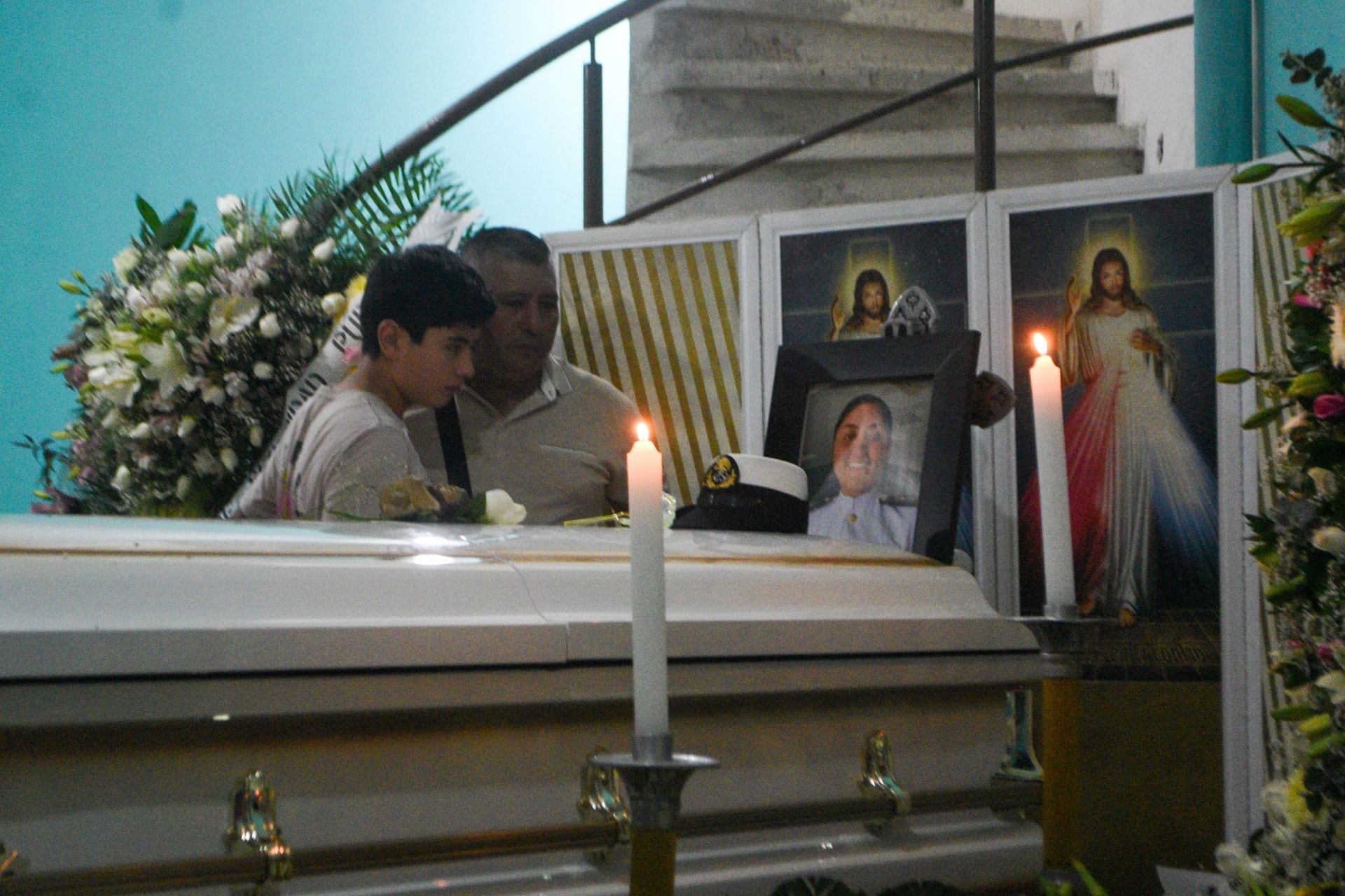 Despedida de América Yamileth, cadete que murió en el Buque Escuela Cuauhtémoc