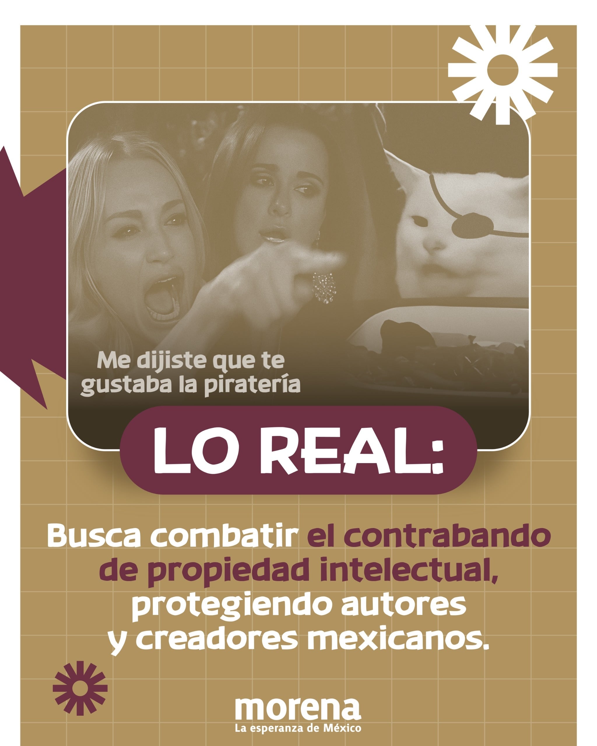 Morena defiende "ley antimemes"
