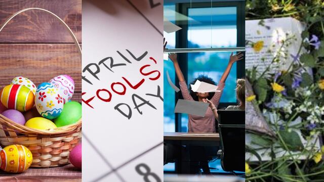 Este 1 de abril se celebra el Lunes de Pascua, Día de las bromas de abril, Día Internacional de la Diversión en el Trabajo y Kha b'Nissan o Año Nuevo Asirio