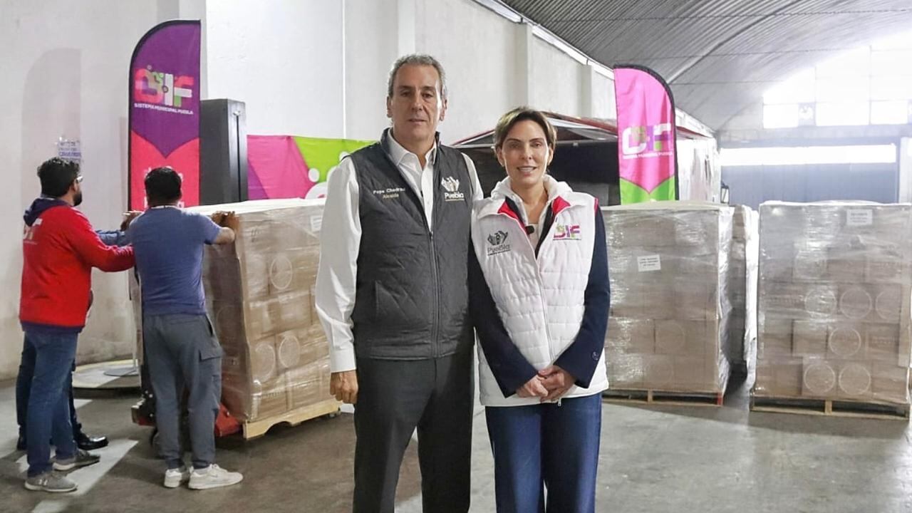 Pepe Chedraui y MariElise Budib enviarán dos mil despensas a familias afectadas en Puebla