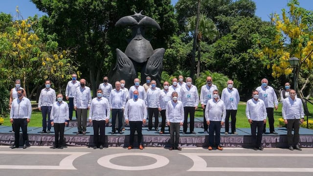 Los mandatarios en Jalisco.