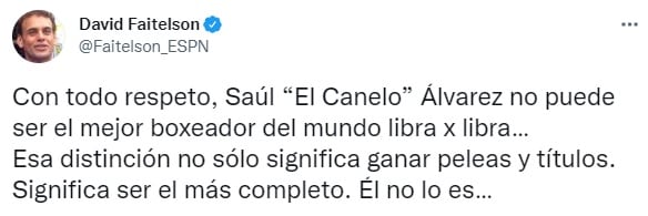 David Faitelson contra Canelo Álvarez