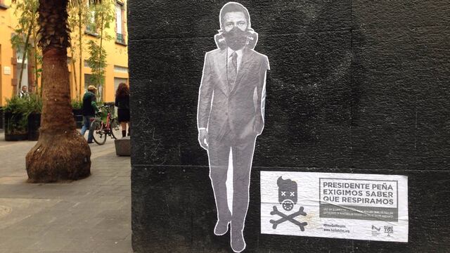 Intervención en el Centro Histórico para demandar la aplicación de la NOM 156.